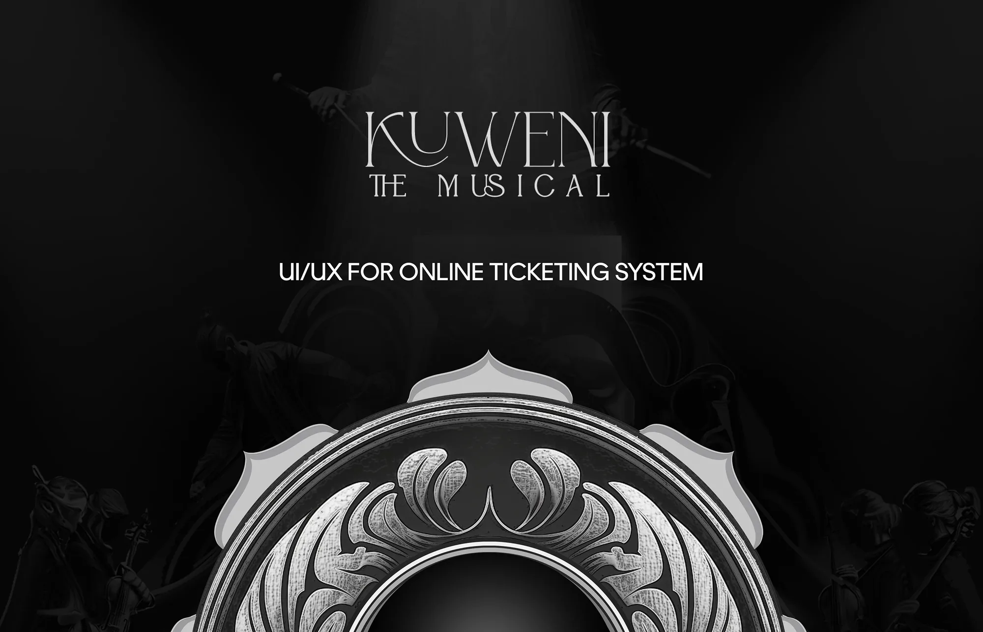 Title board: Kuweni the Musical, UI/UX for online ticketing system