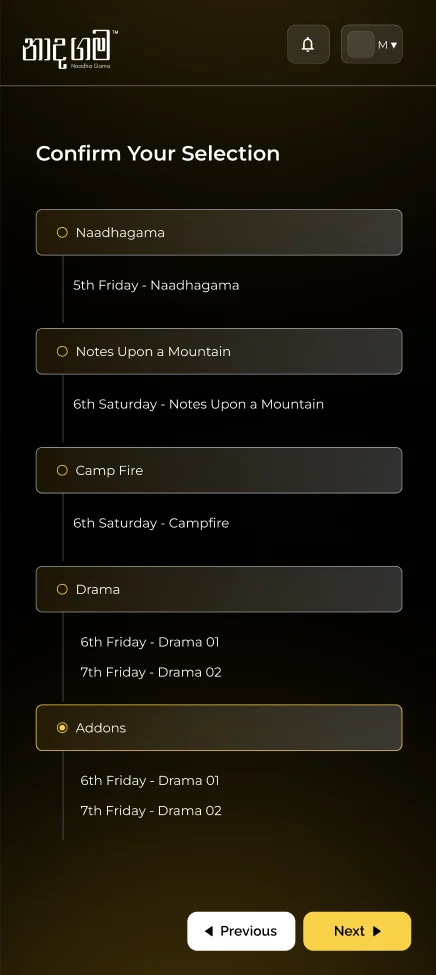 Confirm Your Selection on a phone