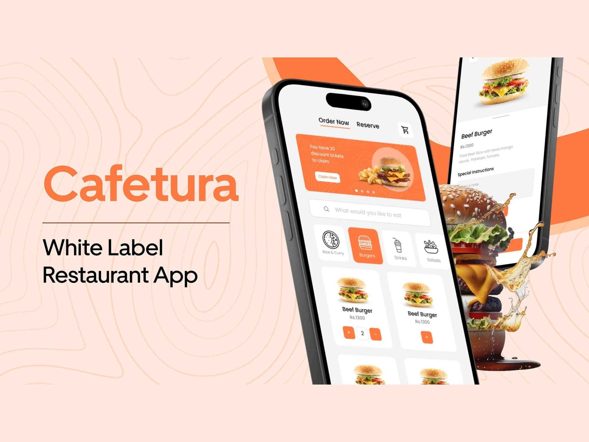 Cafetura, interface preview
